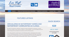 Desktop Screenshot of leevogtrealestate.com